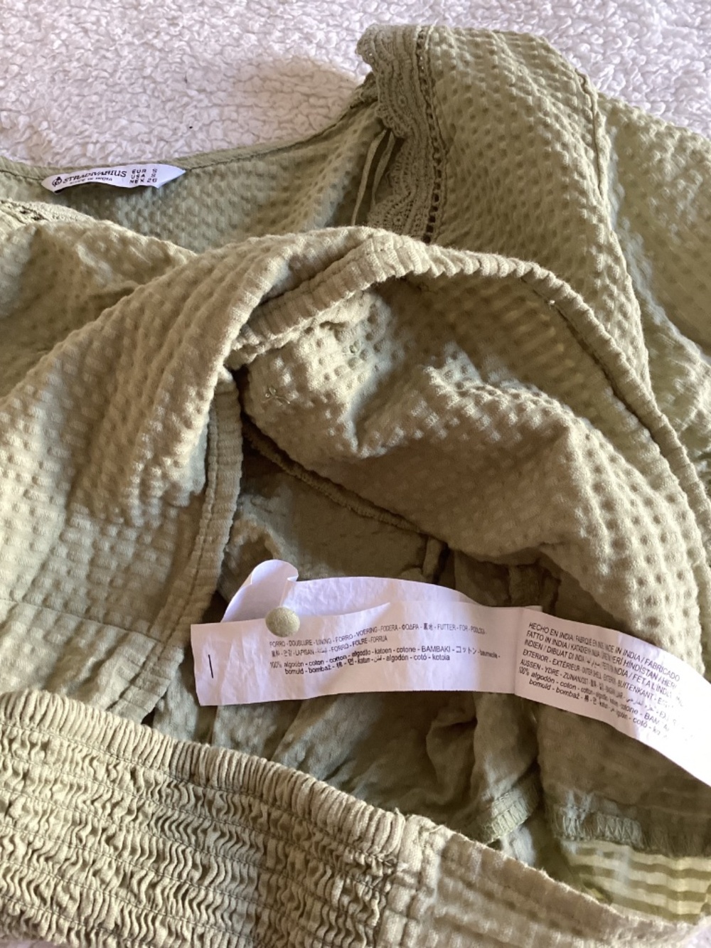 Lace button up top - Picture 5 of 5